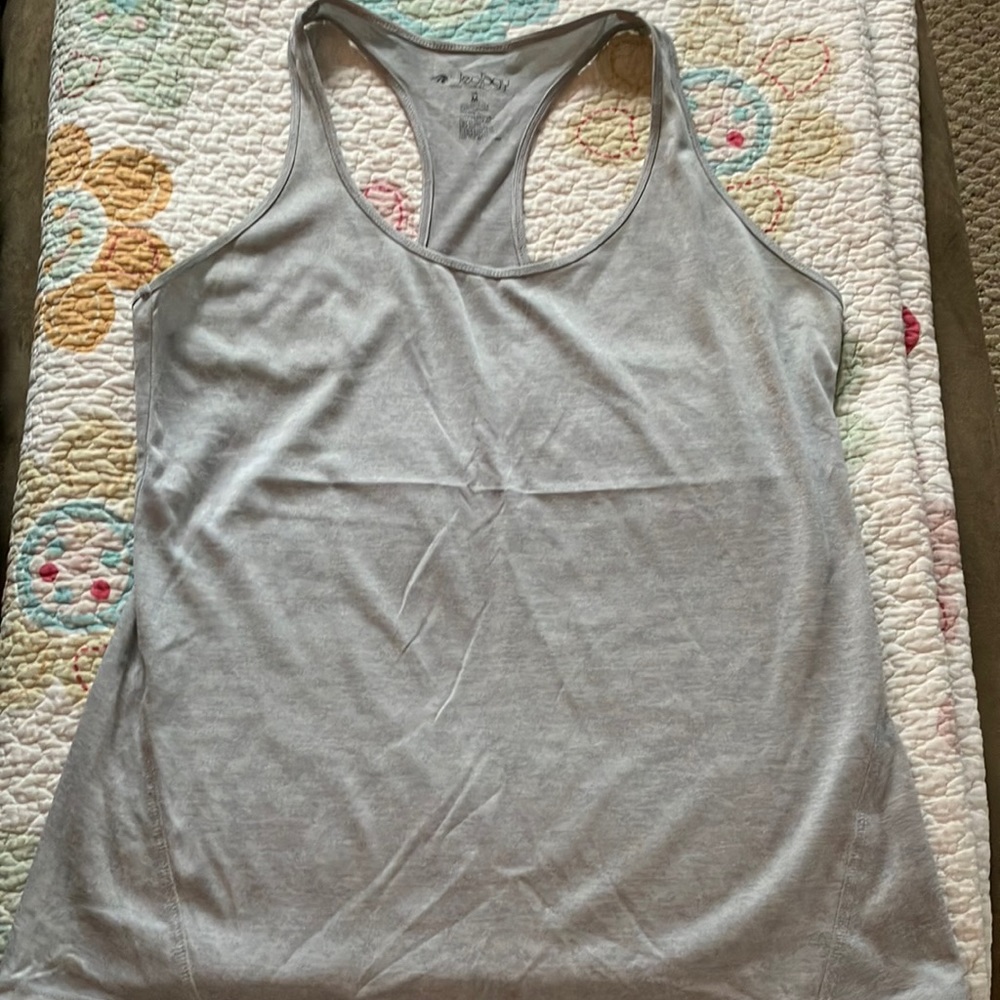 Gray Racerback Workout or casual Top Medium